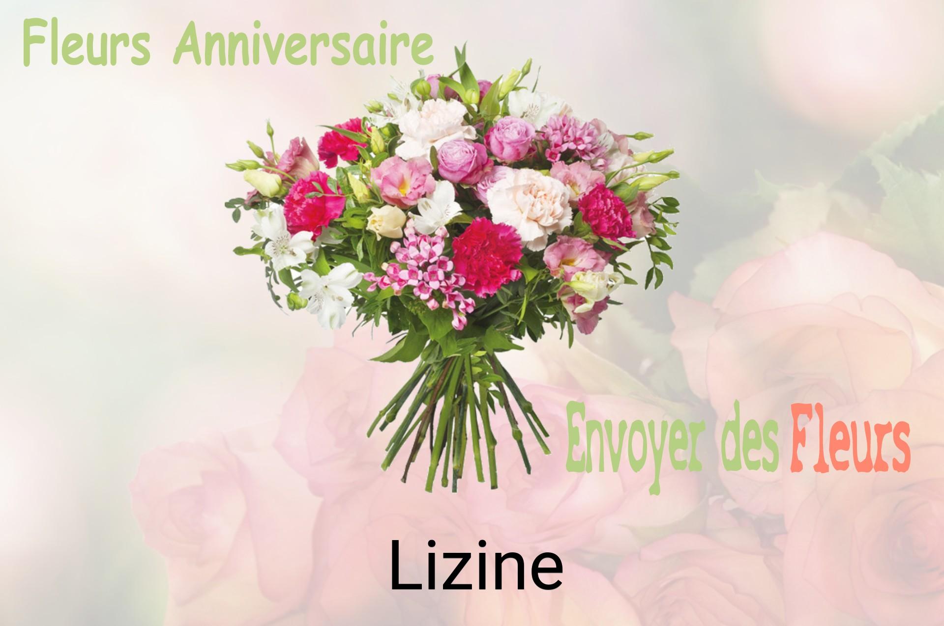 Bouquet de fleurs d’anniversaire livré à Lizine